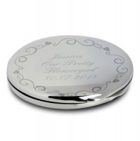 Ornate Swirl Compact Mirror