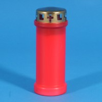 Large Grave Light With Lid Red