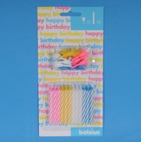 Birthday Candles and Holders