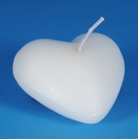Large Heart Floating Candle