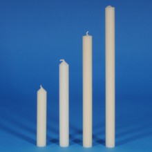1" diameter Church Altar Candles