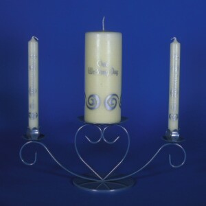 Heart Unity Tapered Candle Stand