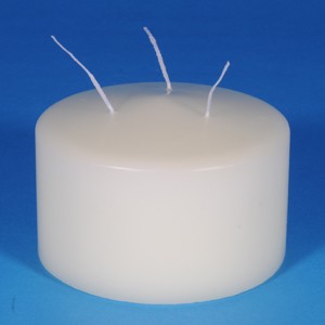 120mm x 80mm Multiwick Candle Ivory