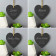 Personalised Free Text Slate Heart Decoration