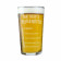 Personalised Beer-o-Meter Pint Glass