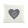 Personalised Couples Heart Cushion Cover